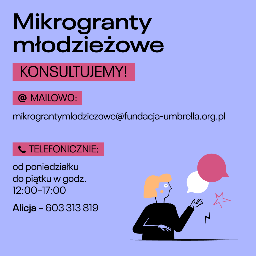 Konsultacje w Mikrograntach młodzieżowych