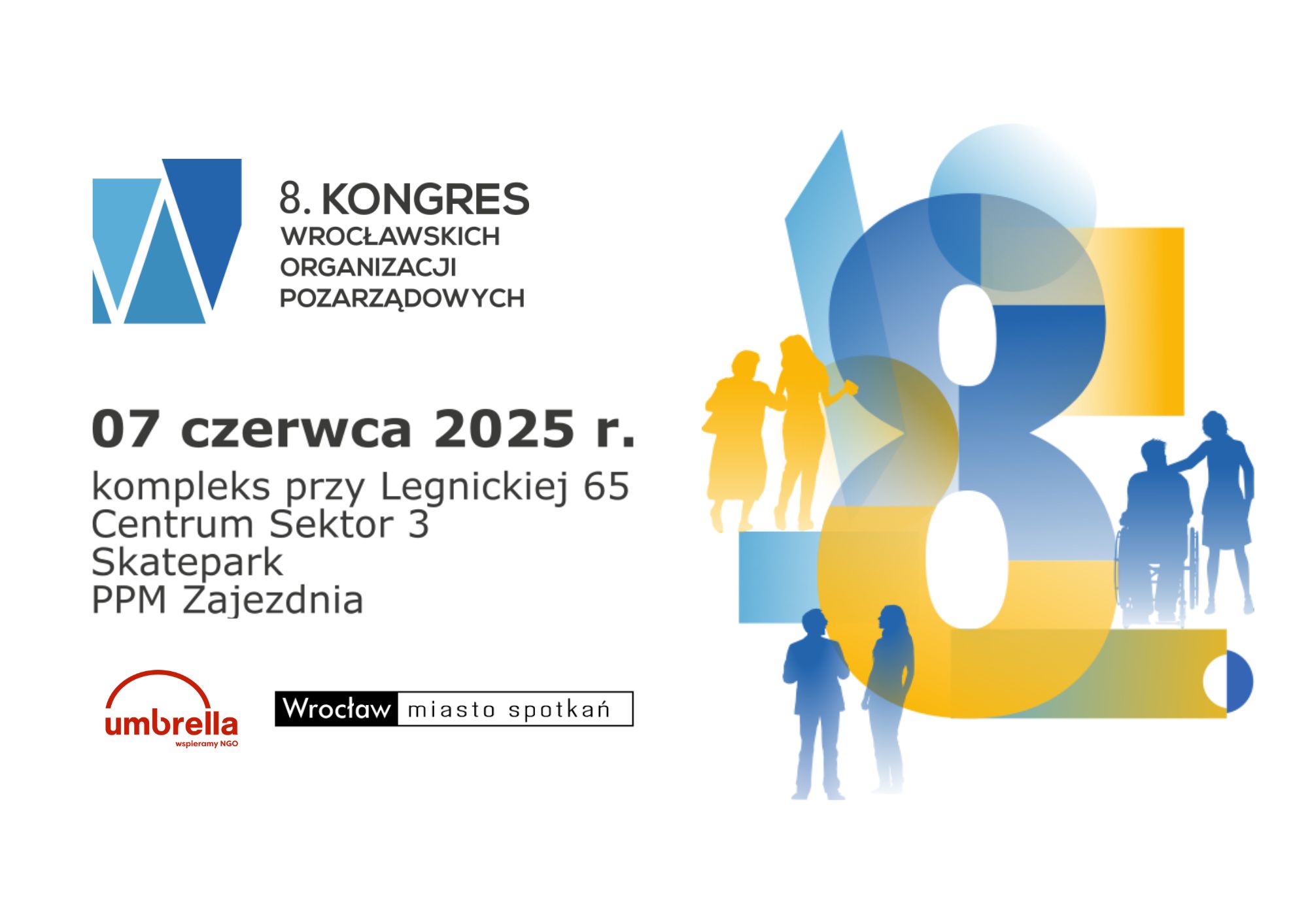 Będziemy organizatorem 8. KONGRESU WROCŁAWSKICH ORGANIZACJI POZARZĄDOWYCH