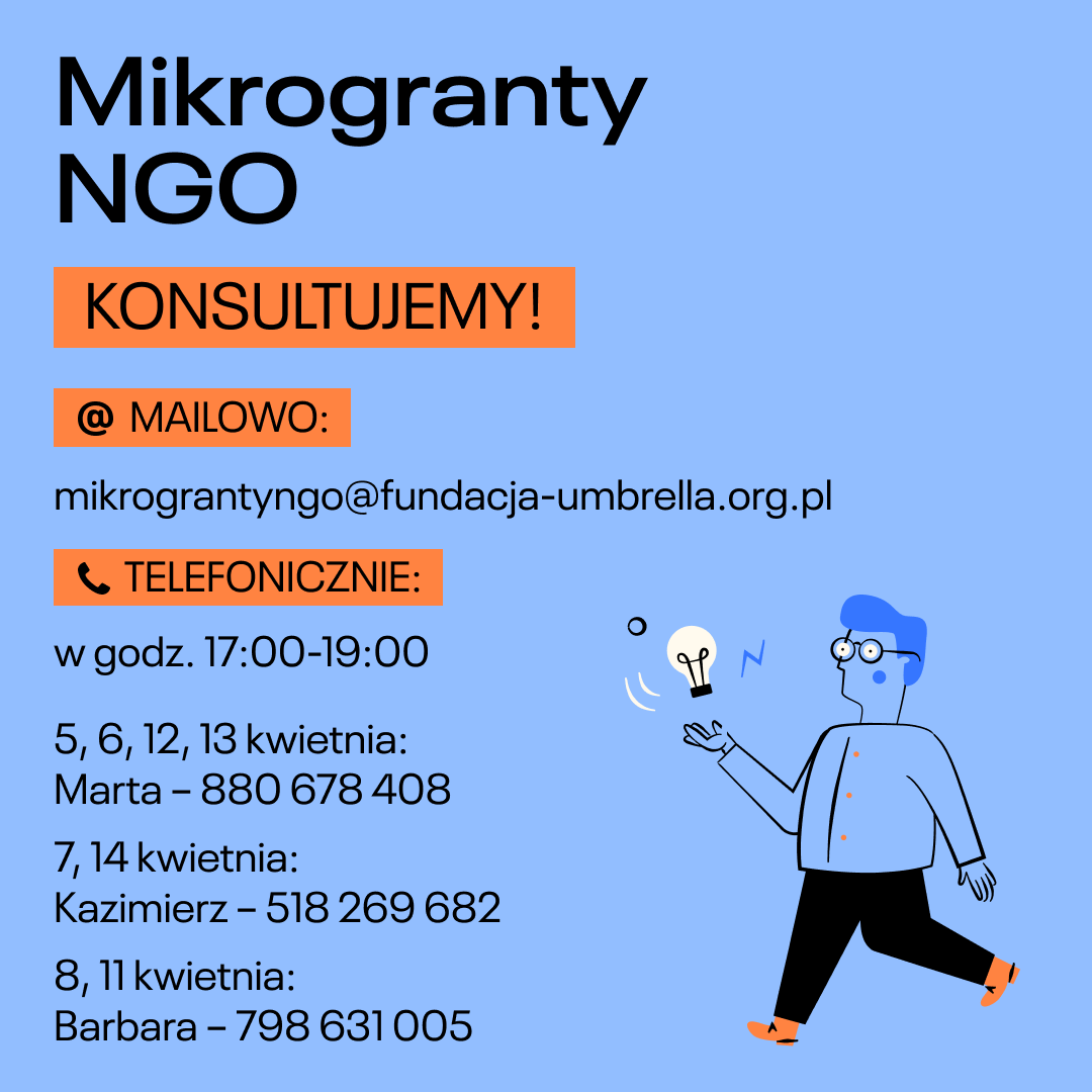 Konsultacje wniosków do programu Mikrogranty NGO